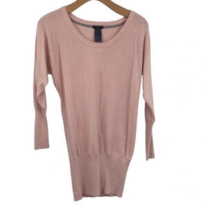 Talula‎ Pullover Sweater Womens Size Small Pink Cashmere Rabbit Hair Aritzia